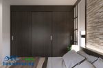 Deep colour tone, minimalism, 1-bedroom apartment in Dao Tan Street (ID 7090)